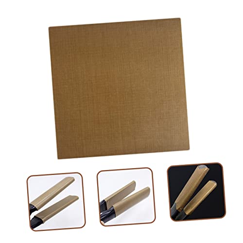 20 unidades de calcomanías adhesivas para planchas de pelo, soporte para herramientas de cabello, pegamento resistente al calor miniatura 2