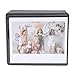 Tbest Photo Storage Box Wide Holder Instant Camera Picture Case Classic Stylish Organizer Display Cherished Memories for OneStep2 SX70 Now + Lab PU Leather PVC 3.5x4.25 Inches