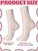 Geyoga 4 Pairs Women's Lace Socks Ankle High Lace Loose Sheer Mesh Slouch Socks for Women (White,7-11)