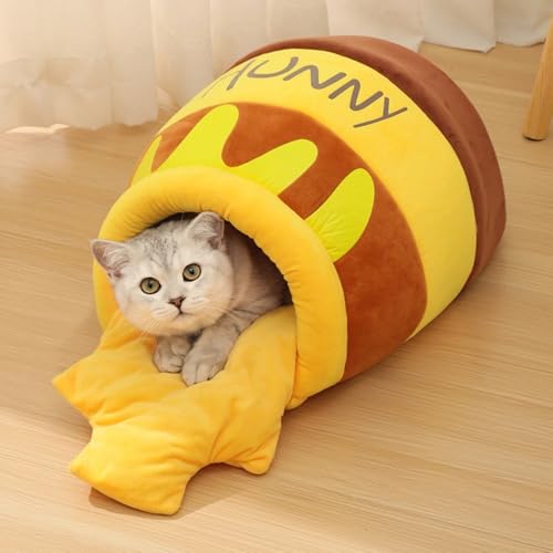 Lit pour chat pot de miel pour apaiser l'anxiété du félin - 2