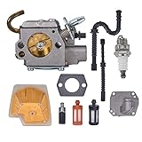 Mikatesi MS270 MS280 Carburetor Carb for Stihl MS270 MS280 MS270C MS280C Chainsaw - with Air Filter Spark Plug Fuel Line Kit
