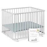 Geuther Laufgitter Lucilee 76x97 cm I höhenverstellbar I...