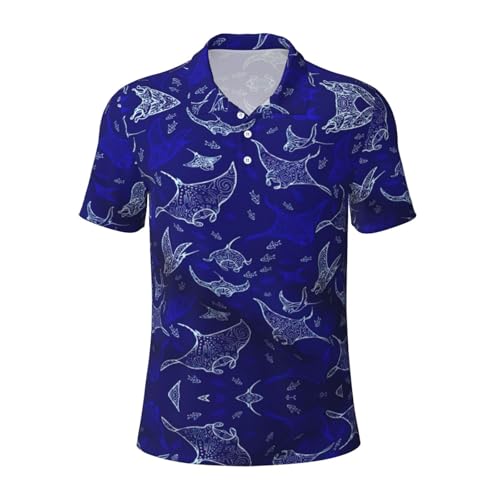 Polo manches courtes homme respirant et léger col boutonné