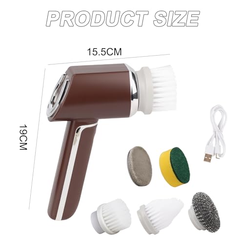 Brosse électrique étanche à main pour enlever le calcaire sans effort - 8