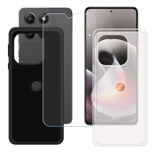 CongJiaLingXi�P�[�X �K�p���� Motorola Moto G Stylus 5G 2026 (6.7") + �����K���X�X�N���[���ی�t�B���� �A������ + ���ȃ\�t�g�V���R���P�[�X�ی�TPU�J�o�[�̃P�[�X�J�o�[
