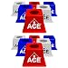 CornholeAce Cornhole Airmail Box Bag Pong - USA Edition - 12 Airmail Boxes - The Ultimate Cornhole Bag Pong Game Play Experience