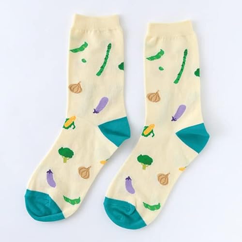 Green Flash 靴下 GaRaPaGosocks レディース 22~25cm アシンメトリー 野菜 GP-037