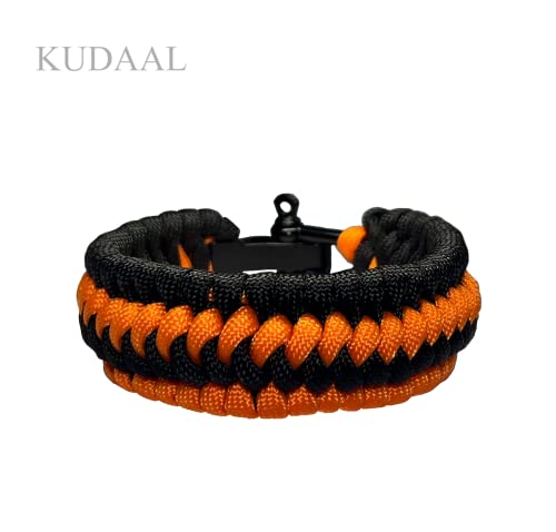 Kudaal Paracord Bracelets Tactical Bracelet Survival Bracelet Straps Paracord Bracelet For Hiking, Camping, Fishing And Outdoor Activities, 3 Pc #TOP1