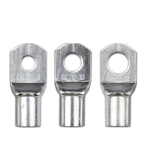 Cosses de câble en cuivre étamé avec gaine isolante pour raccordement de batterie