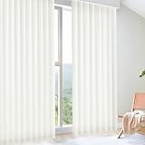 [カーテンくれない] 夜も透けにくい お部屋を明るくするレースカーテン UVカット率99% 「Dr. SkinGuard 防炎仕様」(ドクタースキンガード) 省エネ 遮像 保温保冷 断熱 遮熱 色：【防炎】オフホワイト サイズ：(幅)100×(丈)198cm×2枚組 / Aフック