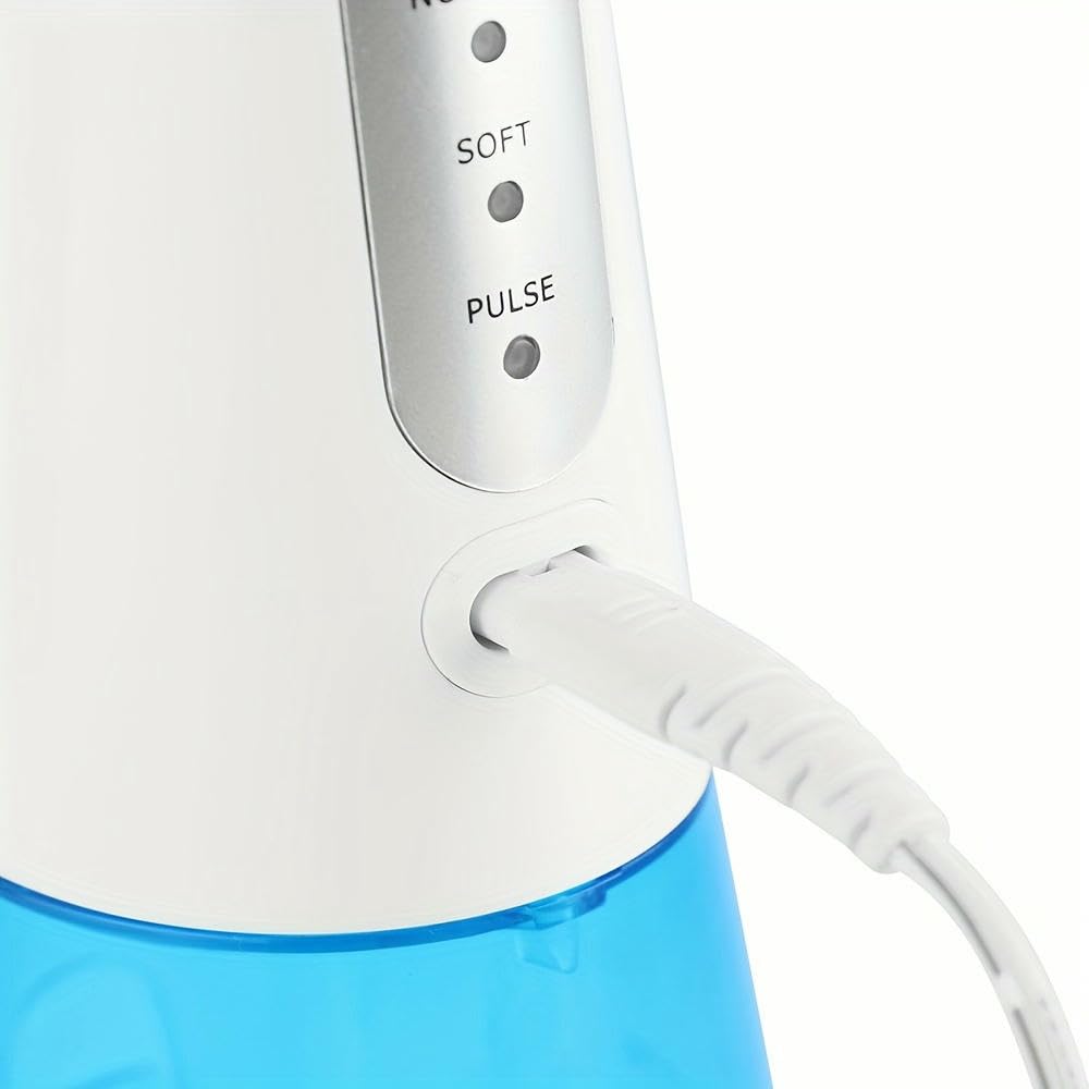 Irrigador bucal Agua, inalámbrico, 300 ml, 3 Modos, 6 Puntas, Recargable, eléctrico