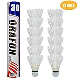 comprar volantes de badminton Durabilidad: el material de primera calidad y la estructura robusta proporcionan un juego continuo y hacen que la pelota sea más duradera.