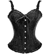 Amazon.com: SUOSDEY Corset Tops for Women Vintage Floral