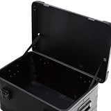 Overland Vehicle Systems Aluminum Box Storage 53QT - Universal Purpose - Heavy Duty Foldable Handles - Heavy Duty Nylon Interior Straps - Boxes are Stackable