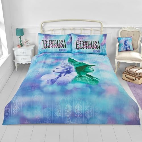 dreamtex Wicked 2 for Good Double Duvet Cover and Pillowcase Bedding Set (DP1-WIC-FOR-08)