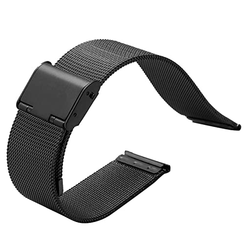 Montre de sport noire : sublimez-la avec ce bracelet acier inoxydable
