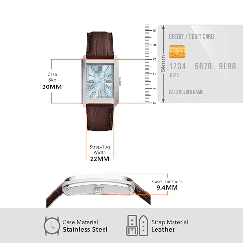 Image of Fossil Men's Carraway Quartz Stainless Steel Three-Hand Watch