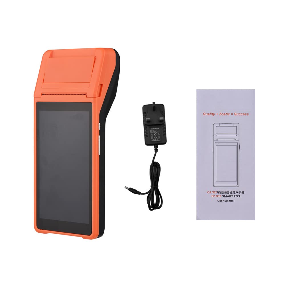HUIOP POS mobile - terminale POS astuto tenuto in mano tutto in uno con stampante wireless, comunicazione BT/WiFi/USB OTG/3G