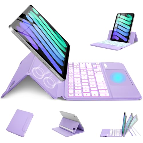 MePadKey US�p��z��L�[�{�[�h�P�[�X iPad Mini 7 A17 Pro ��7����(2024)/Mini 6 ��6����(2021) 8.3�C���`�ɑΉ��B�y�ʁA�����^�A�S�ʕی�A���p�x�����A�������ɂ����C���C�z���P�[�X�CType-C�[�d�@�\�A