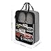 Classic Car Roadsters Old Fashioned Shoe Bag For Travel Double Zipper Design Shoe Pouchs Space Saving Snowflakes Cloth Shoe Bags Portable Shoes Pouch Carrier Organizer for Home Beach