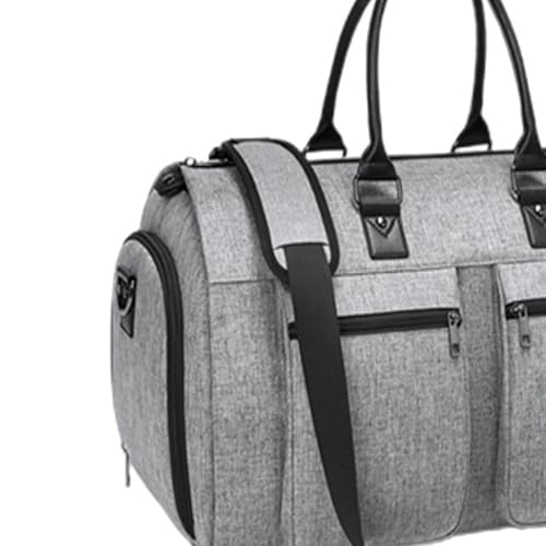 Rolling Garment Bags Duffle Bag for Traveling Personal Item Business Trips Gray2