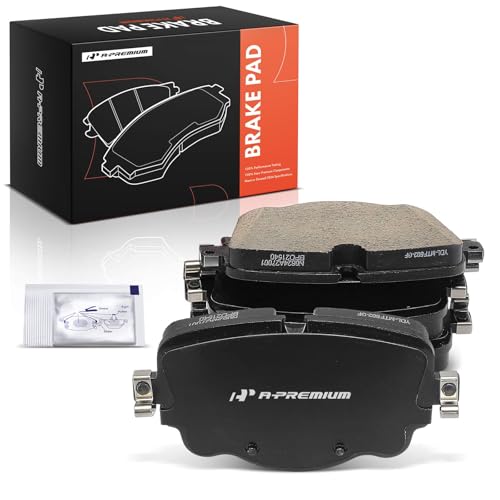 A-Premium Rear Ceramic Disc Brake Pads Set Compatible with Bentley