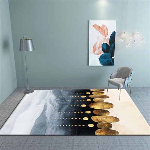Tapis créateur doux au toucher pour salon et espace ados - 2
