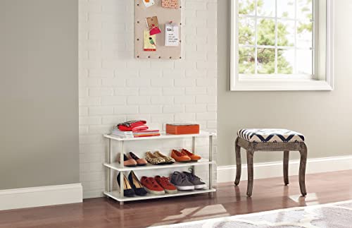 ClosetMaid 5013 3-Tier Shoe Organizer, White by ClosetMaid - Used condition - Image 9