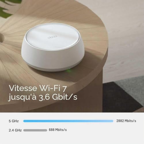 TP Link Deco BE22 V1 Système Wi Fi 2 routeurs maillage 1GbE Wi Fi 7 Bi bande - vue 10