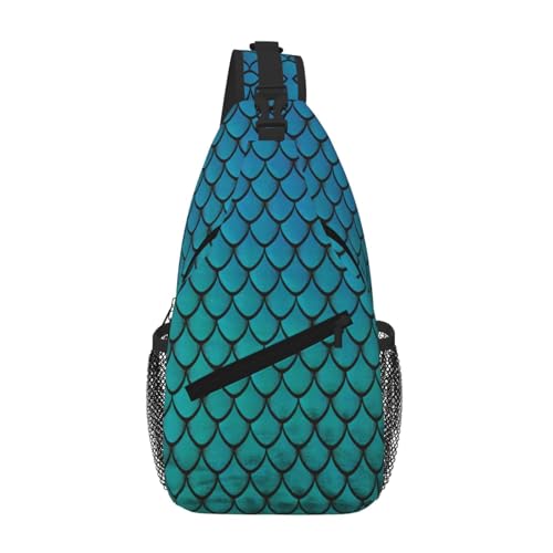 Sac à bandoulière imprimé bleu contre l'encombrement en voyage