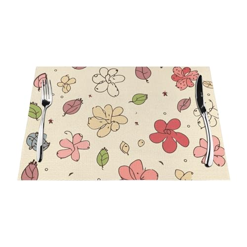 Sets de table antidérapants pour salle à manger lavables et durables - 3