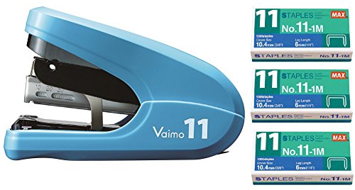 Max Vaimo Hd-11Flk Flat Clinch Stapler With 3 Boxes Staples (35 Sheets) #TOP14