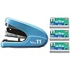 Max Vaimo HD-11FLK Flat Clinch Stapler with 3 Boxes Staples (35 Sheets)