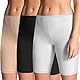 2er Pack Damen Unterrock Kurze Unterhose Unterkleid Radlerhose Underskirt Boxershorts Baumwolle (2er Pack/Schwarz, M)