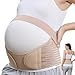 Produktbild NEOtech Care - Bauchgurt für die Schwangerschaft - stützt Taille, Rücken & Bauch - Schwangerschaftsgurt (Beige, L)