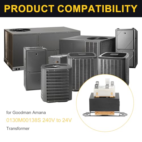 DFD 0130M00138S 240V to 24V Transformer Compatible with Goodman Amana B1141643, B11416-43, PF40224 40VA Furnace Transformers - 208/240 Vto 24 Volt by DFD - Used condition - Image 3