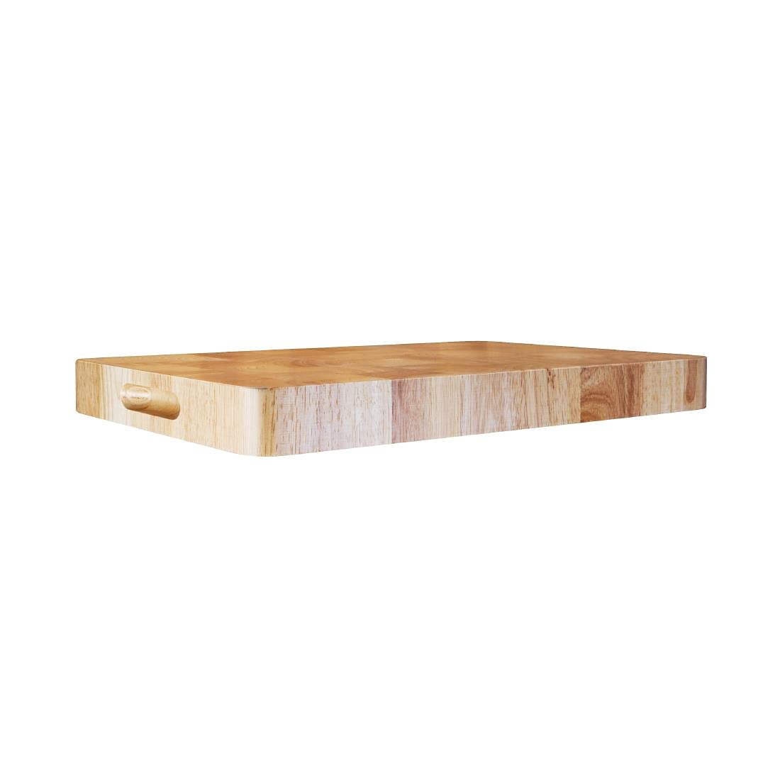Vogue Tagliere rettangolare in legno per uso alimentare e vassoio da portata, medio, superficie antibatterica naturale, dimensioni: 45 x 455 x 305 mm (altezza x larghezza x lunghezza), C459