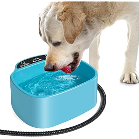 Beheizter Wassernapf für den Außenbereich, Thermonapf für Trinkwasser im Winter, Haustierprodukt der Heizung Fütterung Haustier Wassernapf für Hunde, Katzen Cover