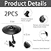 Car Cymbal Air Vent, Mini Car Crash Cymbals, Drum Cymbal For Music Lovers for Enhance Driving Pleasure, for Most Vehicles, 360° Rotation (Black)