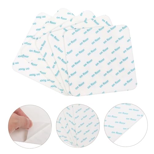 ORFOFE 12 Peças Tapetes De Área De Fita Tapete Com Ventosa Ganchos Almofada De Tapete Adesivos Tapet