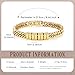 Personalised Cuban Link Bracelet for Men – Stainless Steel Custom Chain Bracelet with Engraved Names – Mens Bracelet Gift for Husband Dad Son Grandpa – Birthday Anniversary Father’s Day Christmas (Gold-4 Names)