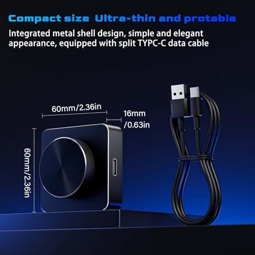 Controlador multimedia USB programable con botón mecánico silencioso 4
