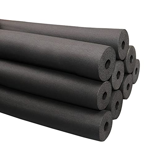 Tuyaux en Mousse, 0.6 x 1.5cm 2.0 x 1.5cm Auto-scellant Imperméable Isolation Tuyau, Résistant Aux Intempéries Tube D'isolation pour Isolation Extérieure De Tuyau Cover