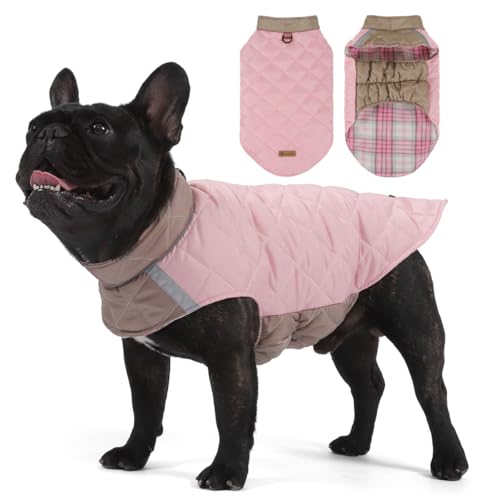 Reversible Waterproof Dog Coat – Adjustable Winter Jacket
