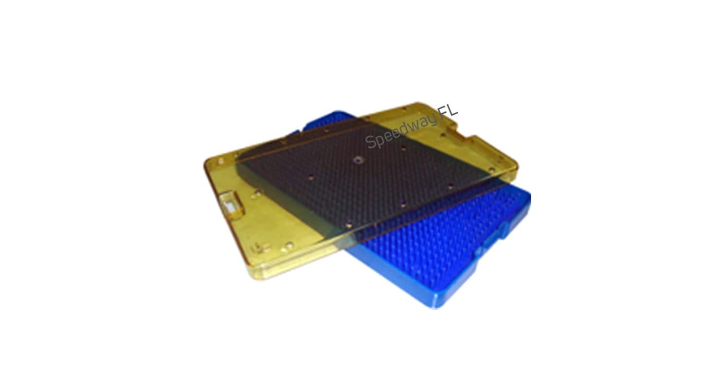 Plastic Sterilization Tray Size: 235 x 130 x 19 mm