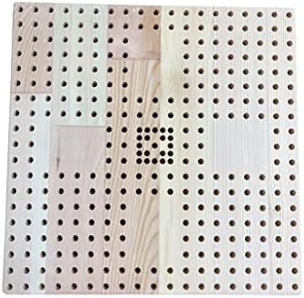 Kuksam - Handmade Wooden Blocking Board for Knitting Crochet and Granny Square (Pine) - Board Only (30 x 30 cm) (11 x11 Inch)