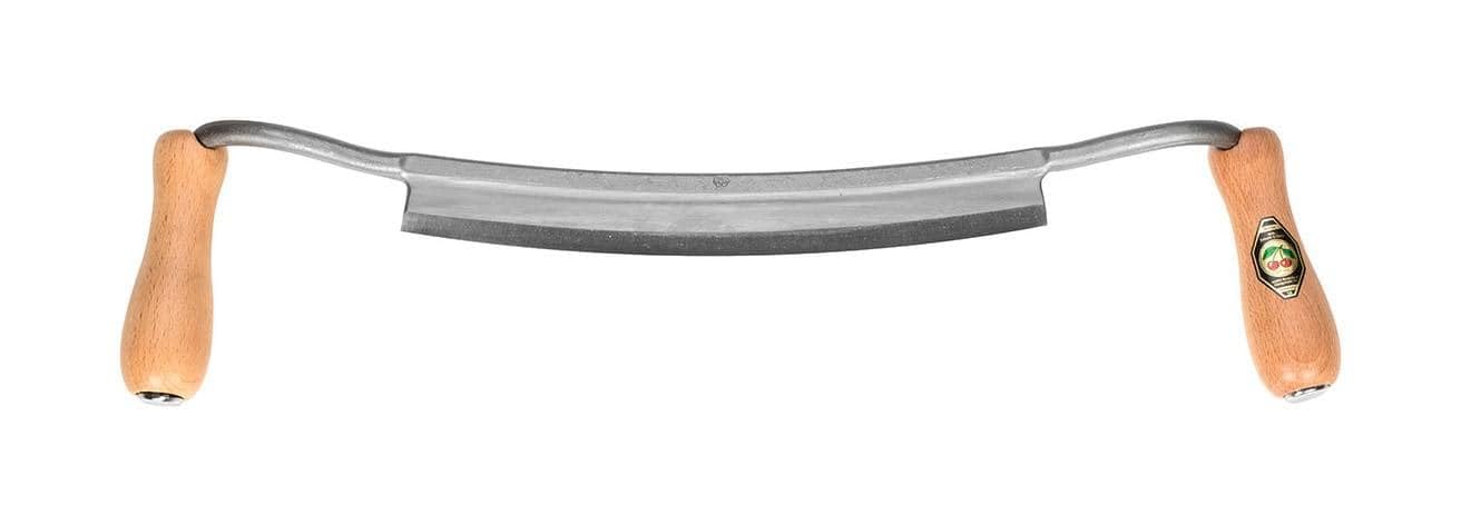 Kirschen 4002250 Curved Draw Knife, Silver/Beige, 250 mm