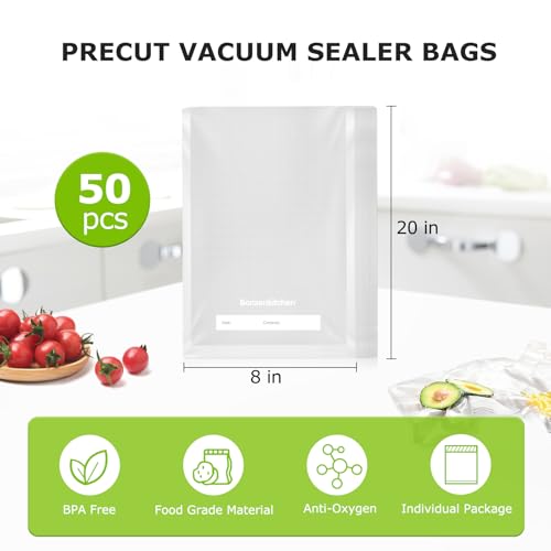 Bonsenkitchen Vacuum Sealer Bags, 50 Quart 8