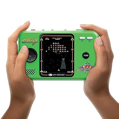 My Arcade Galaga/Galaxian Pocket Player Pro: Portable Video Game Console with 2 Games, Retro Gifts, 2.75" Color Display