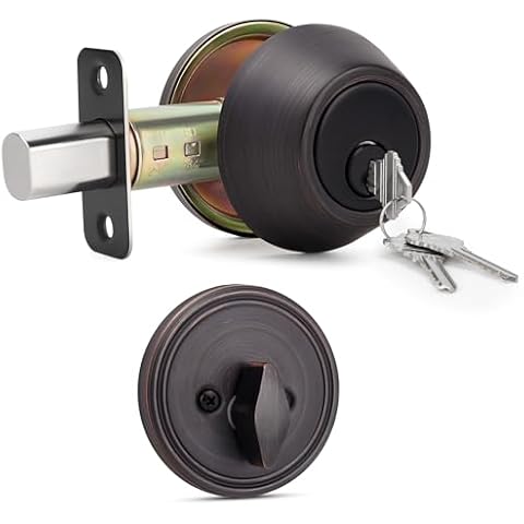Gaurqiah Keyed Single Cylinder Deadbolt Lock Cover